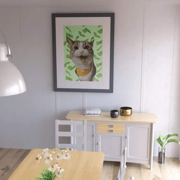 cadre pour chat personnalisé