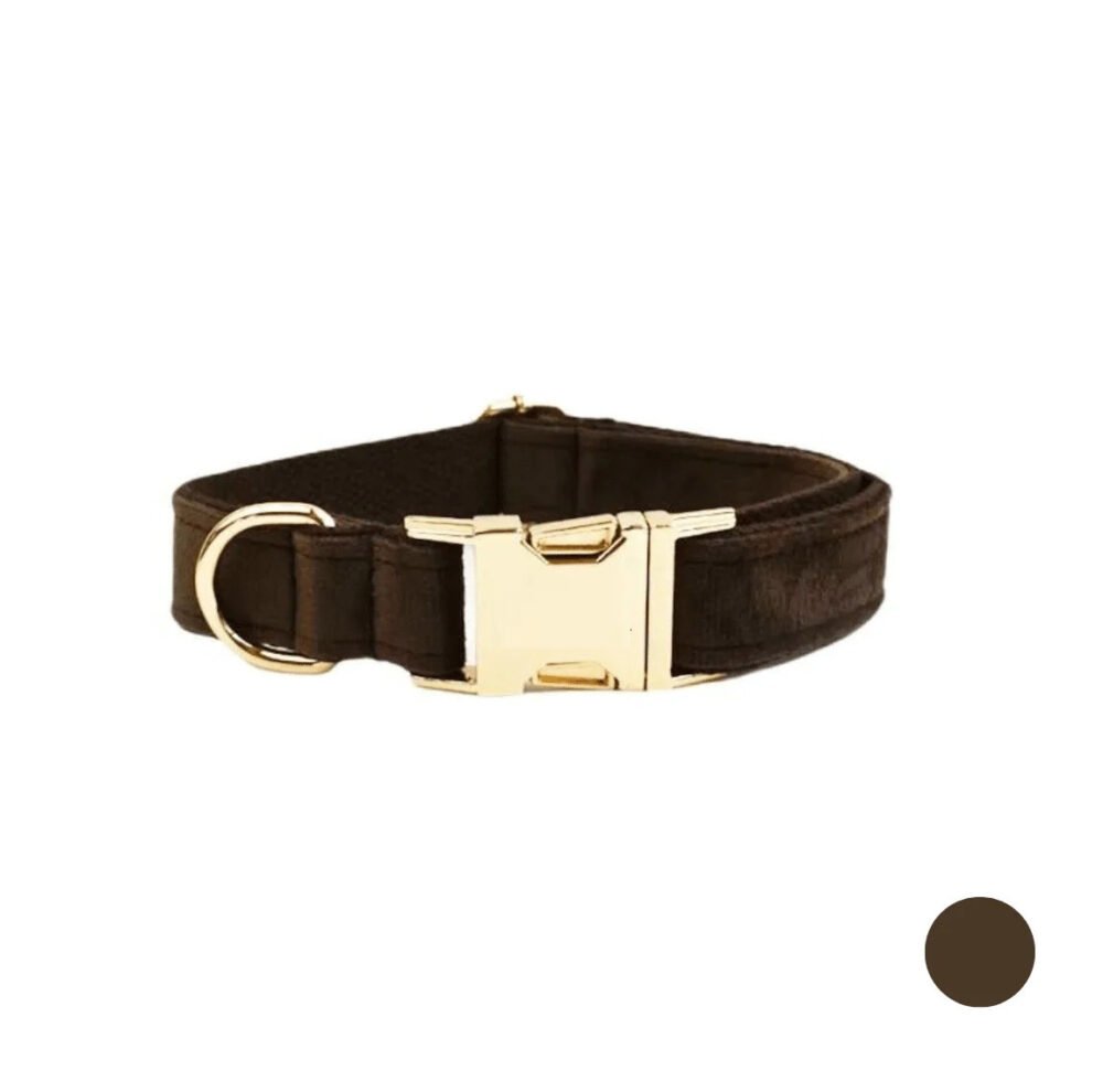 Collier chien personnalisé chocolat – Image 4