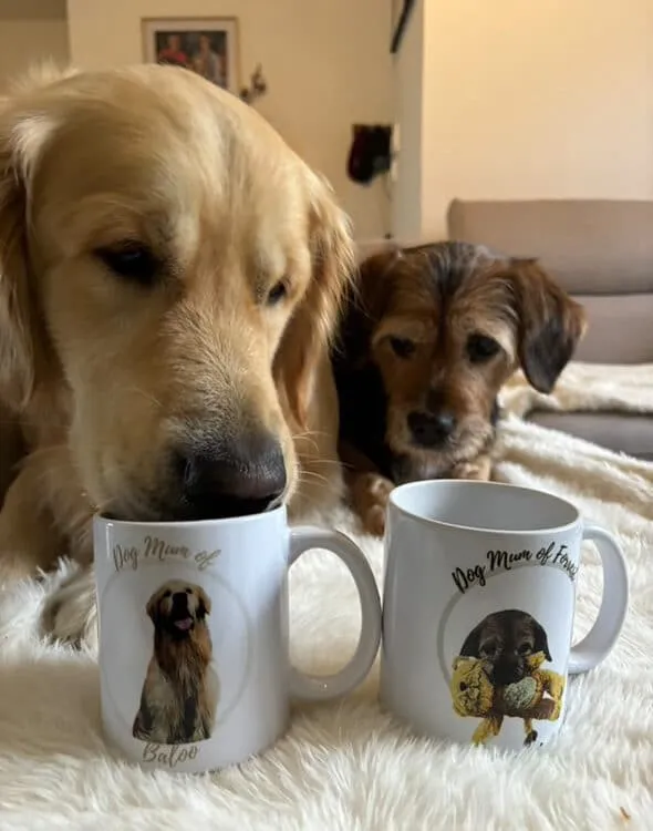 Mug Dog mum chien personnalisé Baloo Forrest