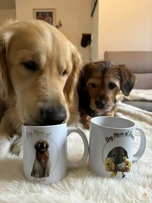 Mug Dog mum chien personnalisé Baloo Forrest