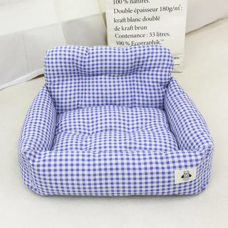 lit pour chien avec attache voiture